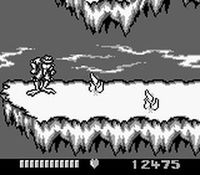 une photo d'Ã©cran de Battletoads sur Nintendo Game Boy